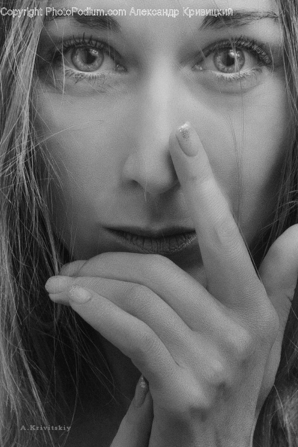 Finger, Person, Human, Face, Mouth