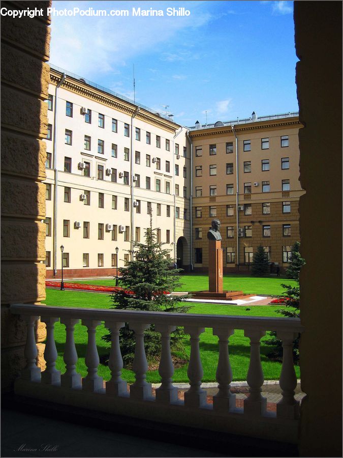 Railing, Building, Housing, Villa, Altar, Architecture, Apartment Building