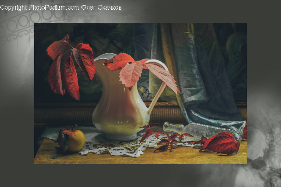 Plant, Painting, Art, Leaf, Goblet