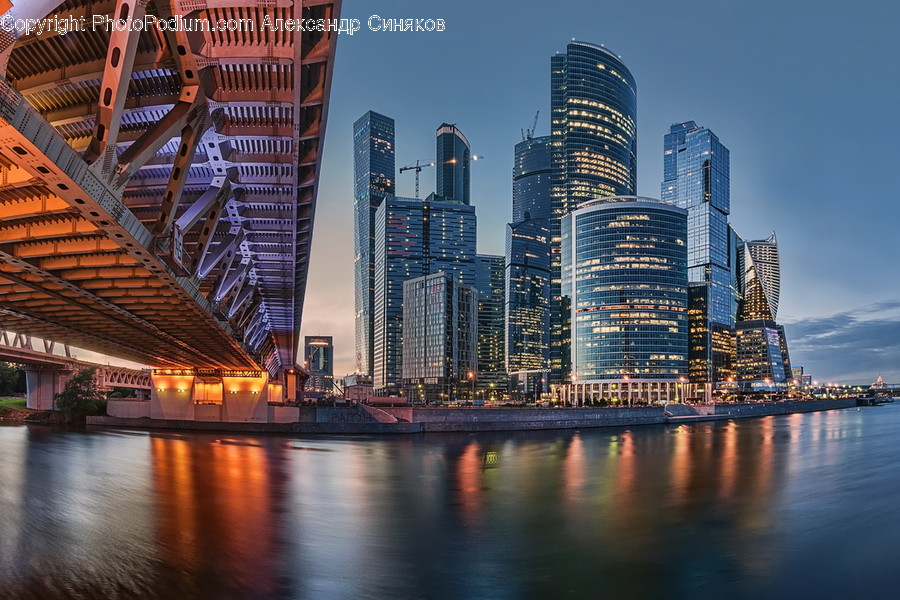 Town, Urban, City, Building, High Rise