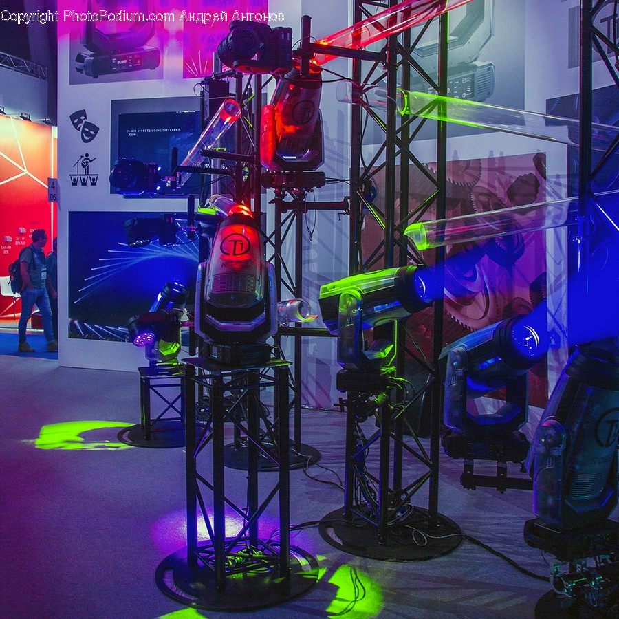 Person, Human, Light, Laser, Lighting