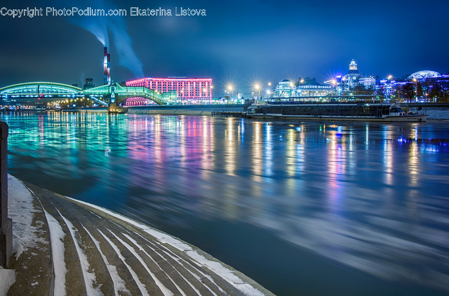 Water, Waterfront, Building, Dock, Port