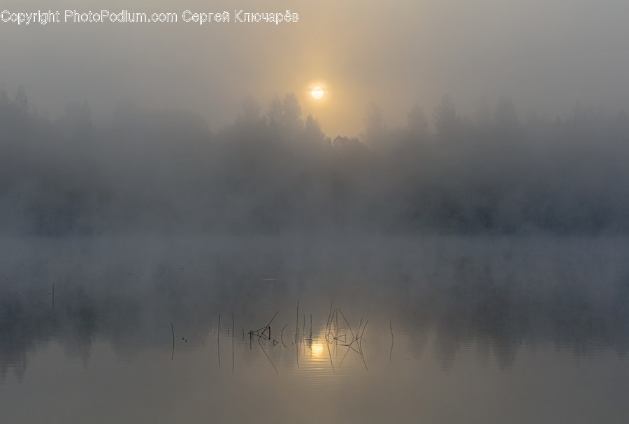 Nature, Weather, Outdoors, Fog, Mist