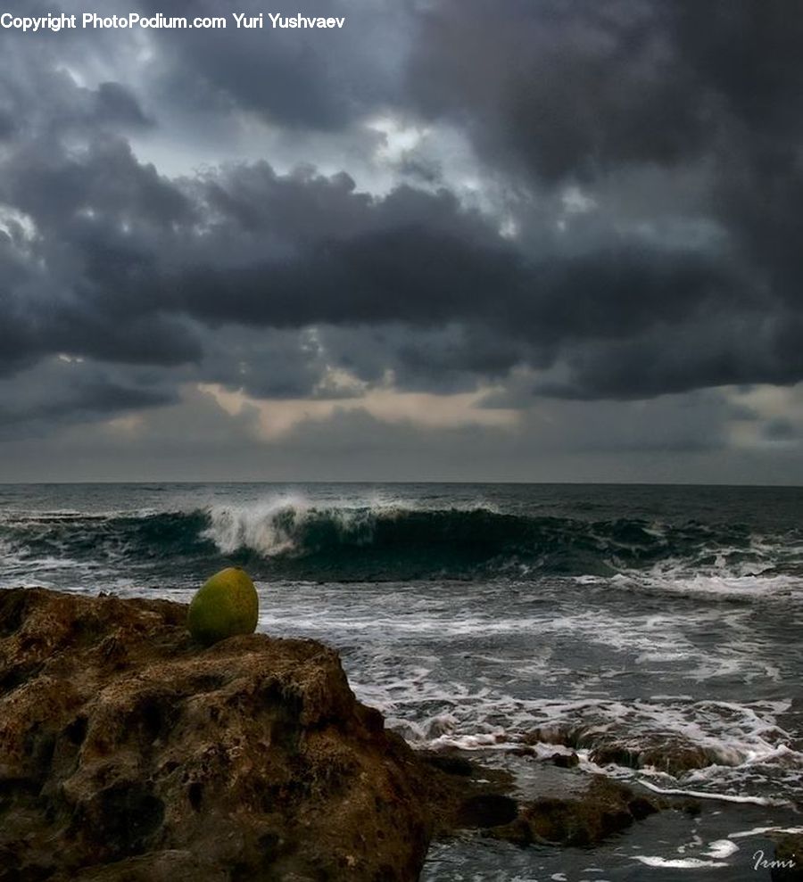Outdoors, Storm, Weather, Sea, Sea Waves, Water, Coast