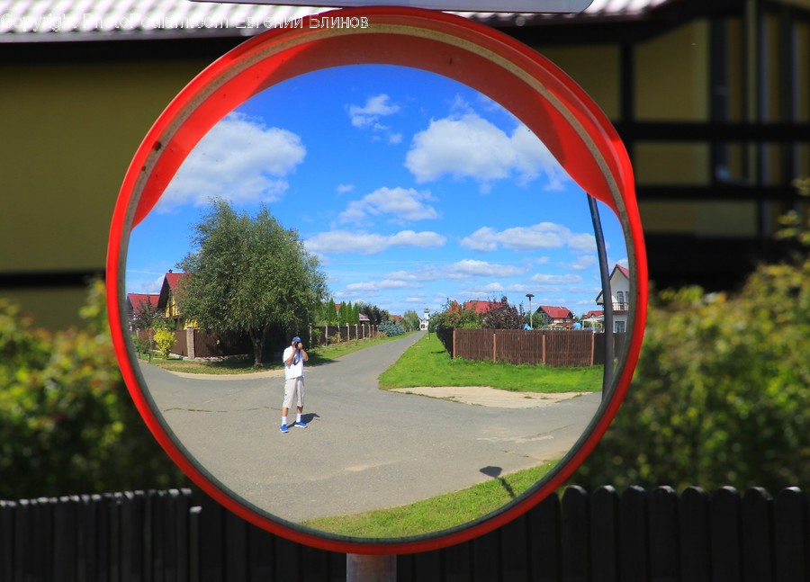 Human, Person, Mirror, Sphere, Car Mirror
