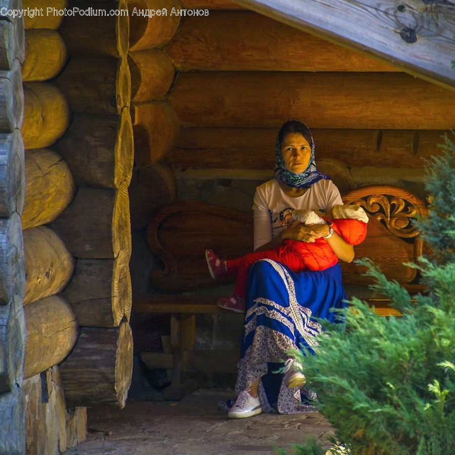 Building, Wood, Worship, Architecture, Human