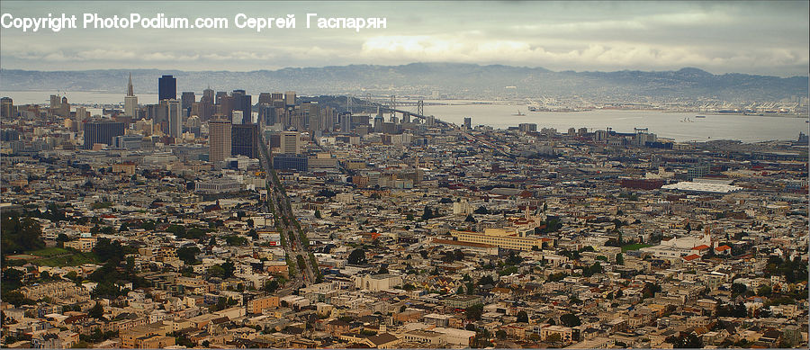 City, Downtown, Aerial View, Metropolis, Urban, Building, High Rise