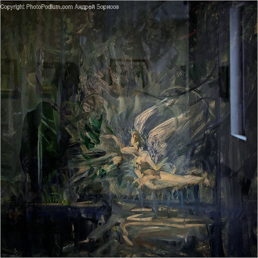 Art, Painting, Nature, Outdoors, Crypt