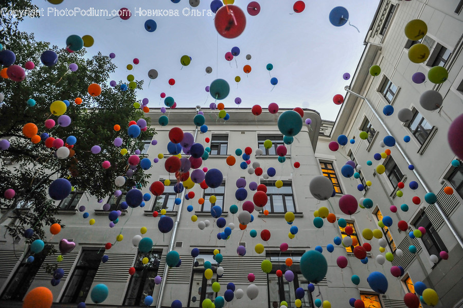 Sphere, Ball, Balloon, Architecture, Building