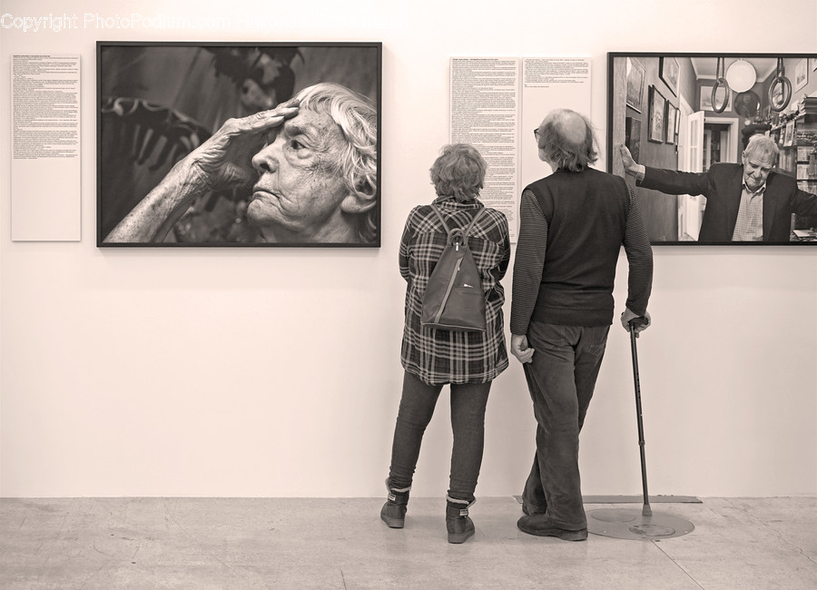 Human, Person, Art, Art Gallery, Stick