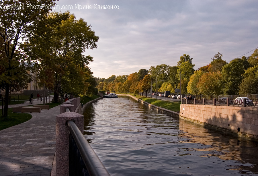 Water, Outdoors, Person, Human, Canal