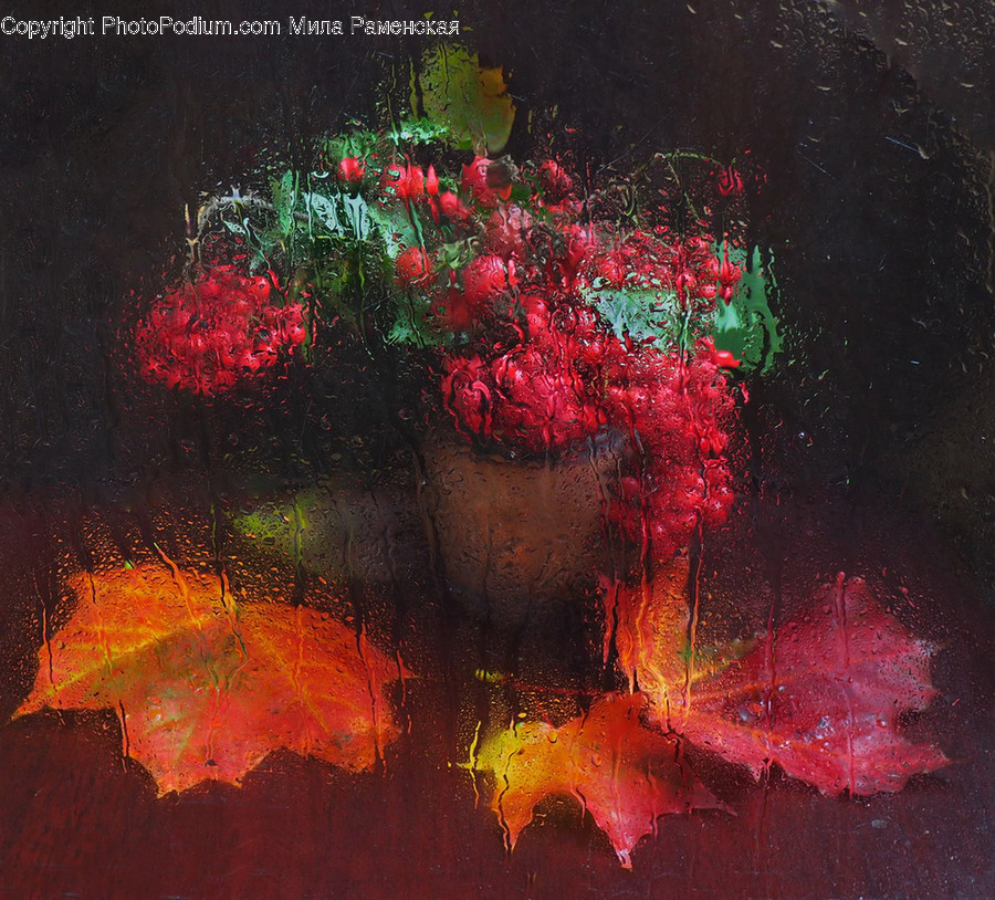 Art, Modern Art, Painting, Canvas, Plant