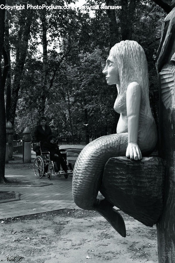 People, Person, Human, Art, Sculpture, Statue, Bicycle