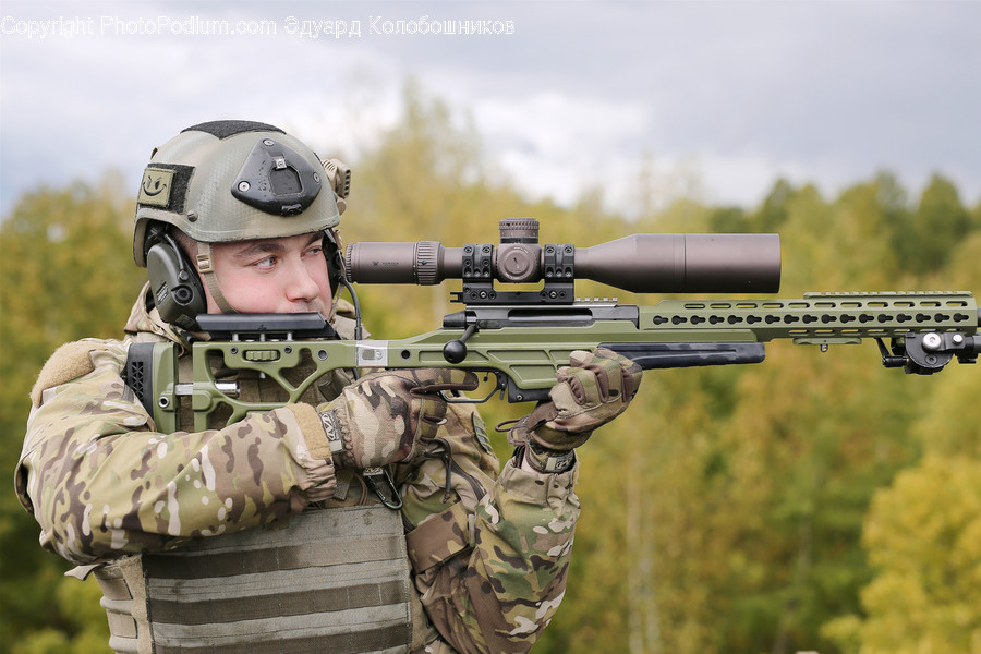 Human, Person, Military, Weaponry, Weapon