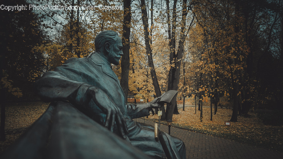 Person, Human, Art, Sculpture, Monument