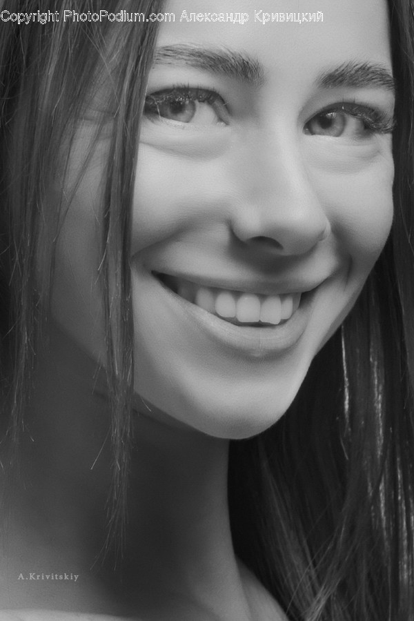 Person, Face, Human, Smile, Lip
