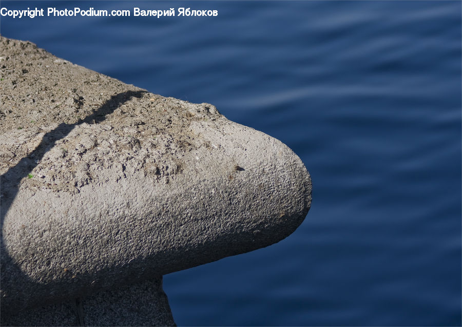 Coast, Outdoors, Sea, Water, Banister, Handrail, Rock