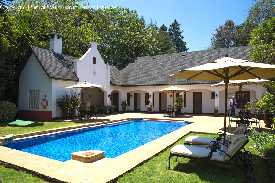 House, Housing, Building, Villa, Person