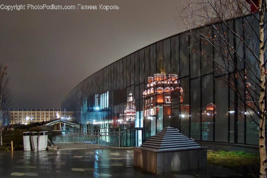 Convention Center, Architecture, Building, Lighting, Office Building