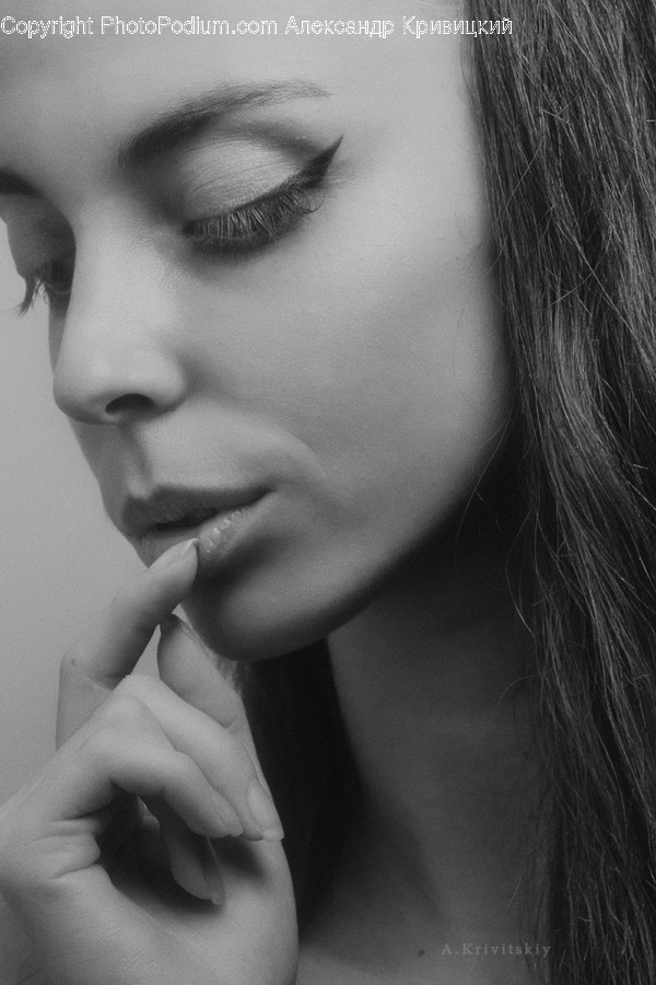 Face, Person, Human, Finger, Mouth