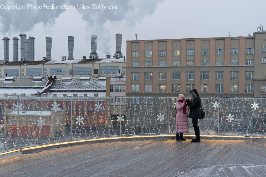 Person, Human, Building, Pedestrian, Bridge