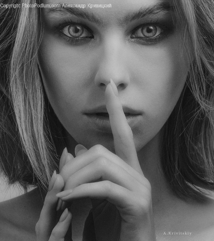 Human, Person, Face, Finger, Photo