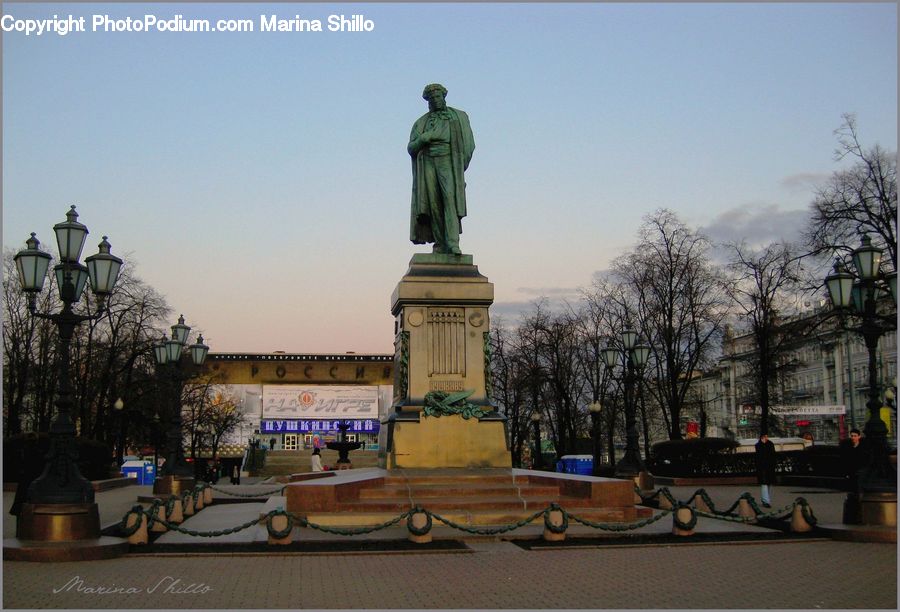 Art, Sculpture, Statue, Architecture, Downtown, Plaza, Town