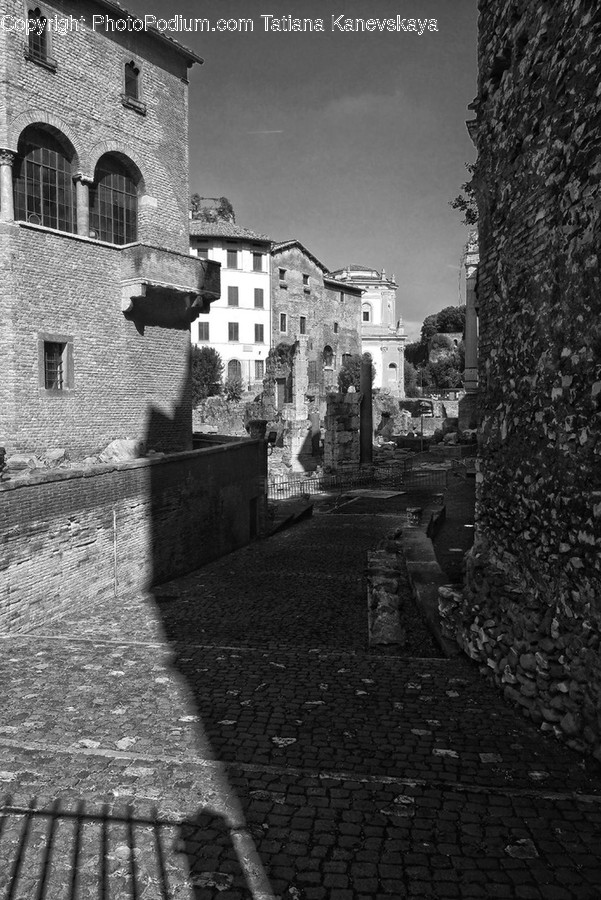 Path, Walkway, Building, Architecture, Wall