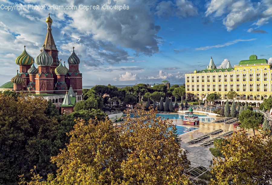 Building, Steeple, Spire, Tower, Architecture