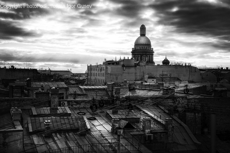 Building, Dome, Architecture, Urban, City