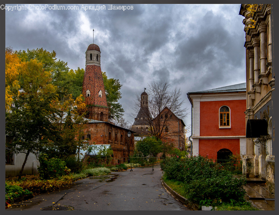 Asphalt, Tarmac, Building, Tower, Architecture