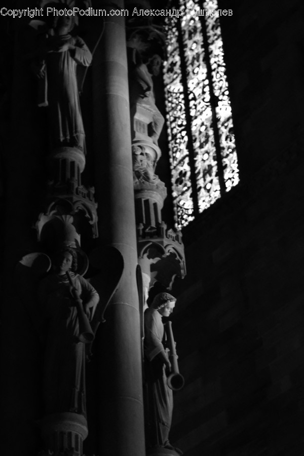Building, Architecture, Person, Human, Column