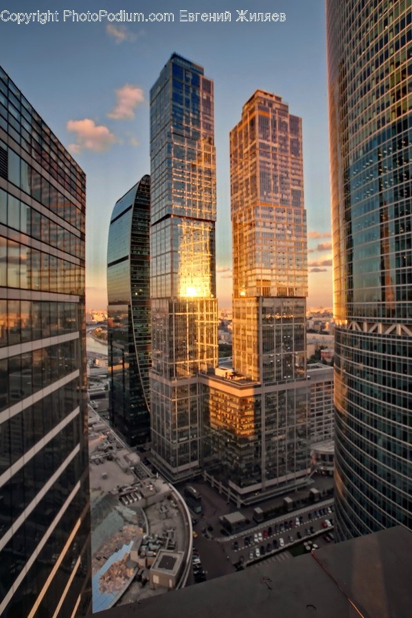 High Rise, Urban, Building, Town, City
