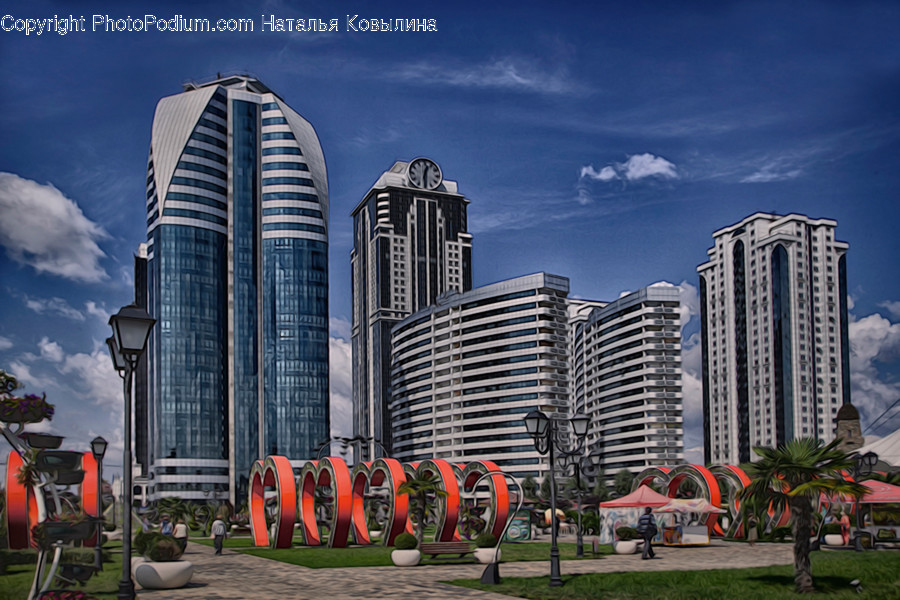 Building, City, Urban, Town, High Rise