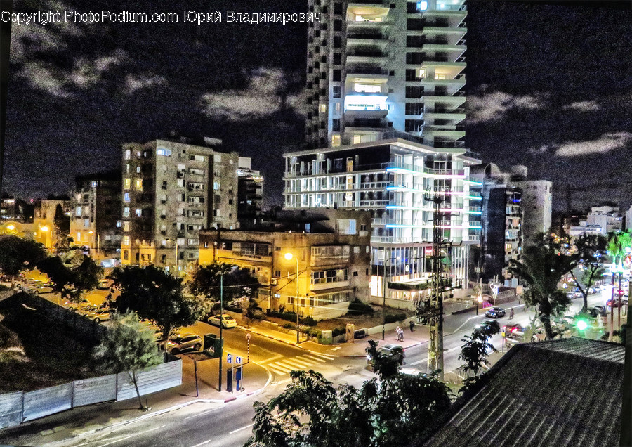 Road, Intersection, Building, Metropolis, Town