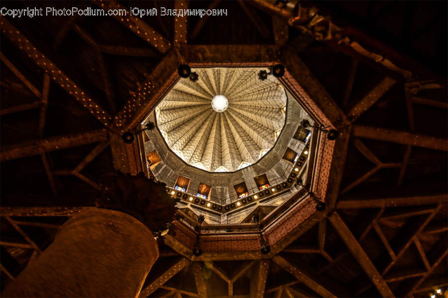 Building, Architecture, Dome, Window, Skylight