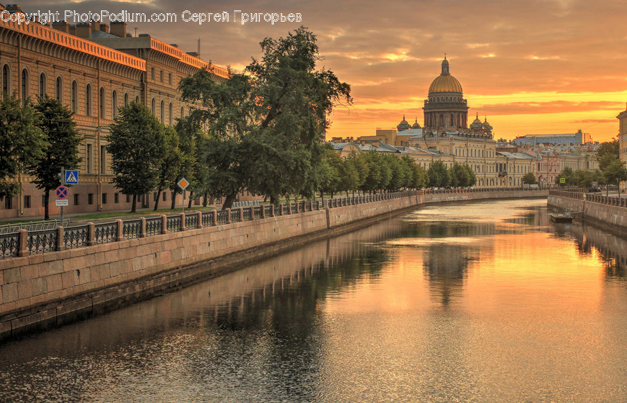 Building, Dome, Architecture, Outdoors, Water