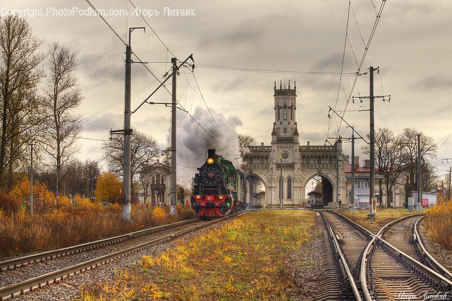 Railway, Rail, Transportation, Train Track, Train