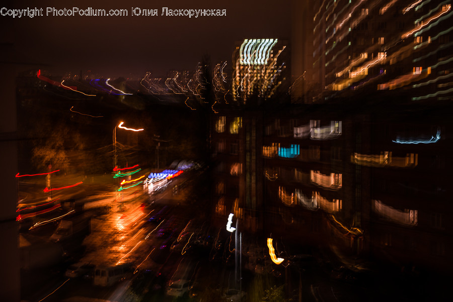 Lighting, Light, Flare, City, Building
