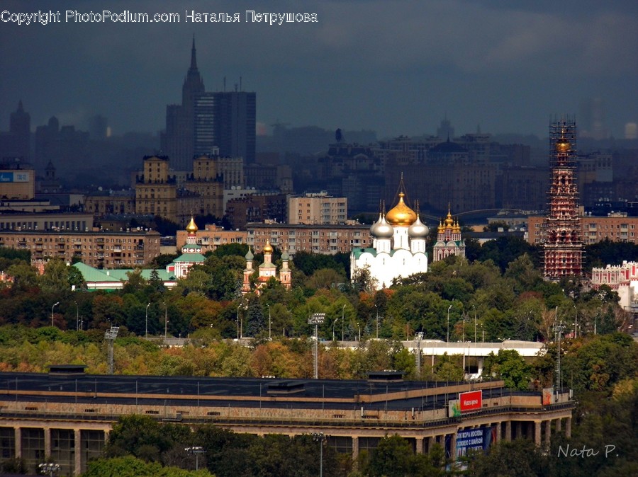 Town, Metropolis, City, Urban, Building