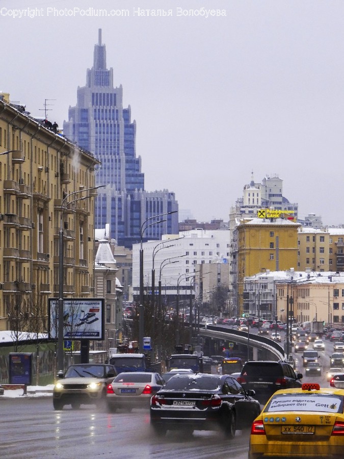 City, Town, Metropolis, Urban, Building