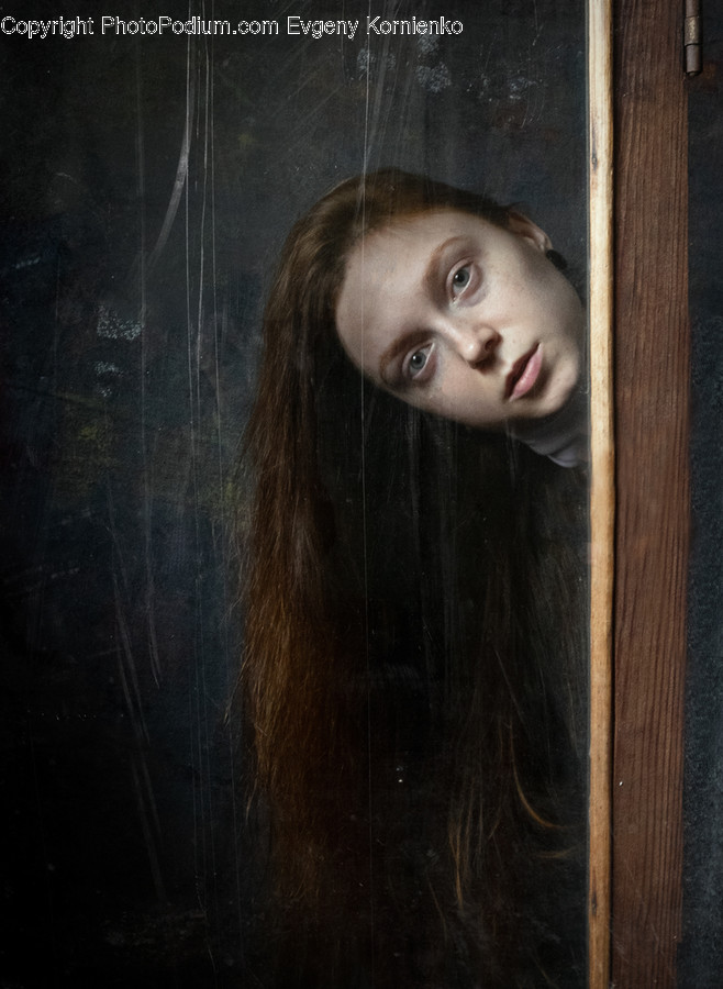 Art, Painting, Wood, Hair, Human