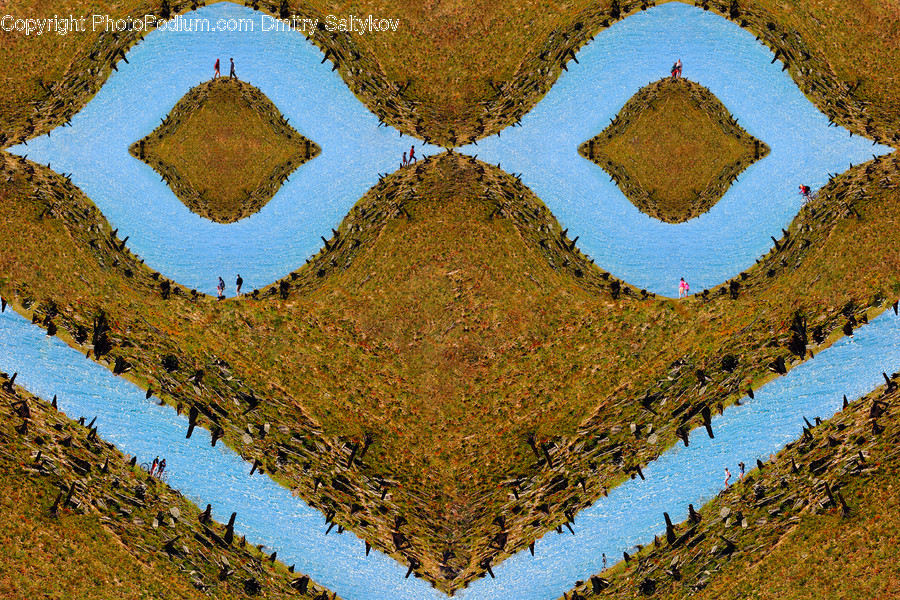 Pattern, Fractal, Ornament, Ground, Person
