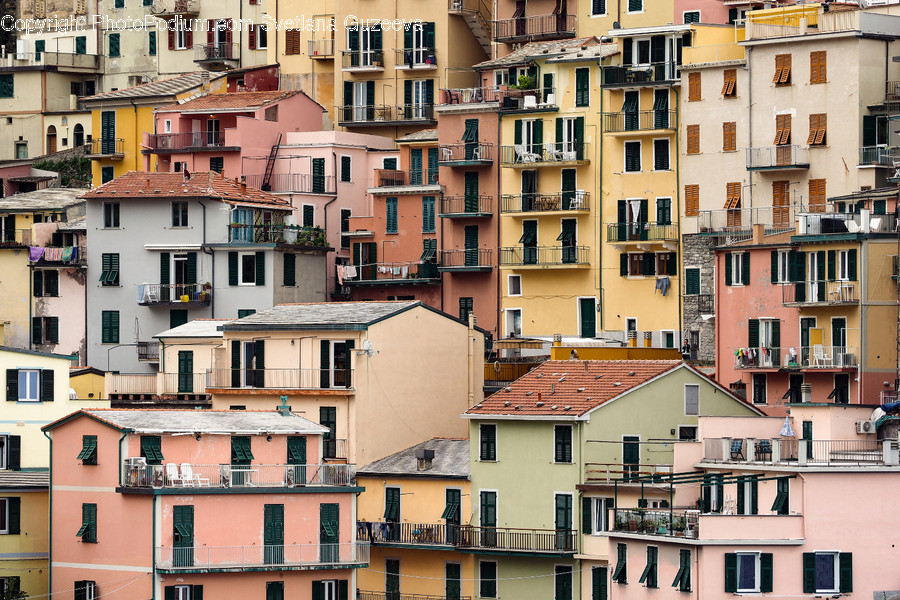 Roof, Housing, Condo, Building, Neighborhood