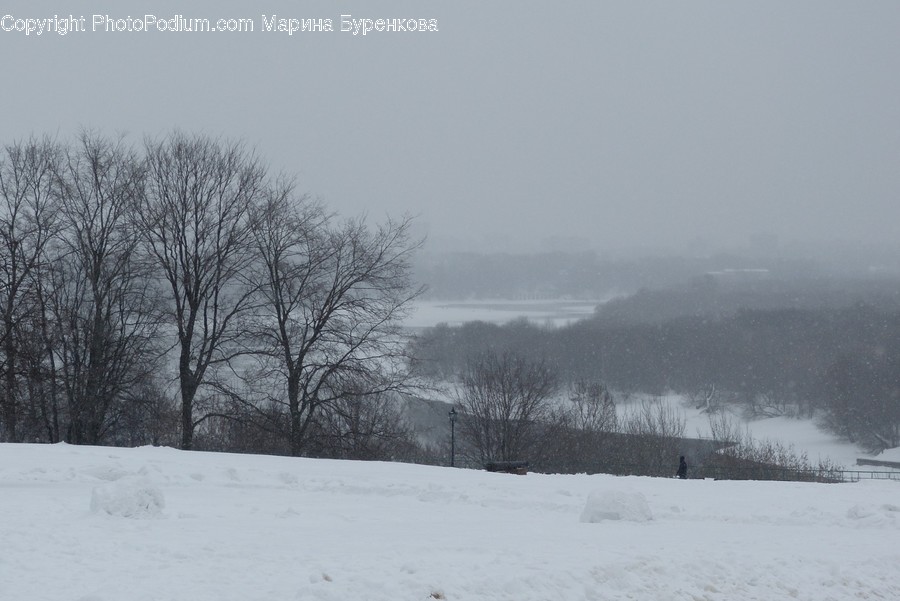 Nature, Outdoors, Weather, Snow, Person