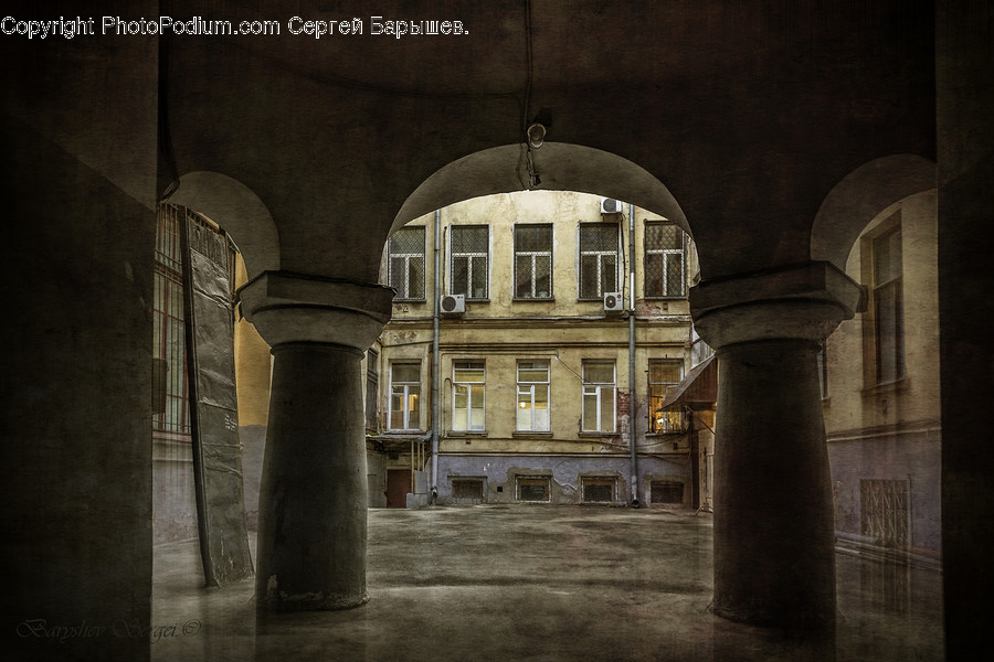 Corridor, Building, Architecture, Crypt, Floor