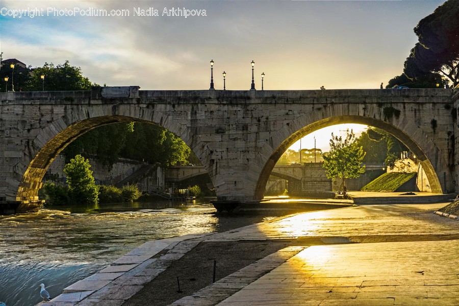 Walkway, Path, Building, Bridge, Architecture