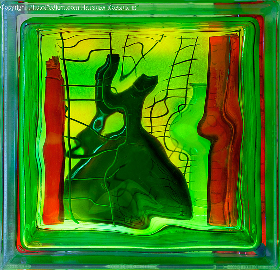 Art, Stained Glass, Painting, Light, Graphics