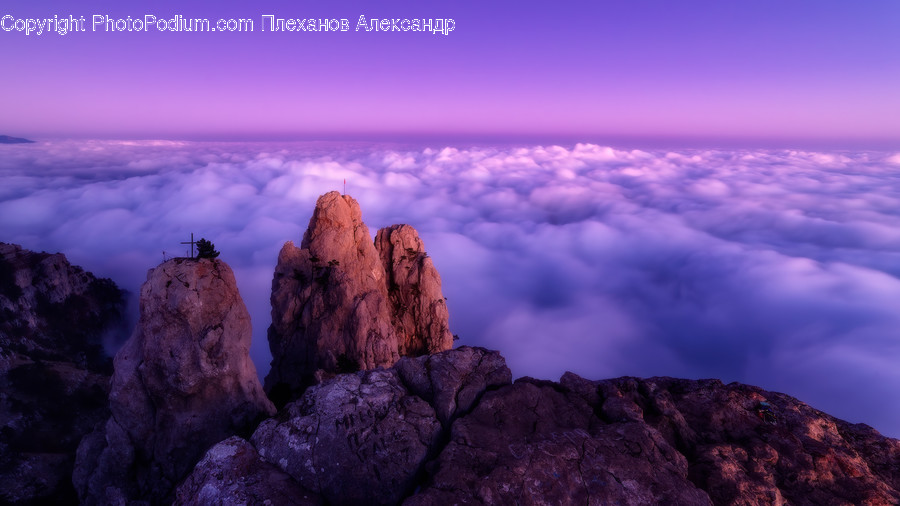 Nature, Outdoors, Scenery, Purple, Sky