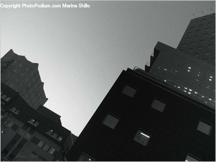 Architecture, City, Downtown, High Rise, Skyscraper, Building, Housing